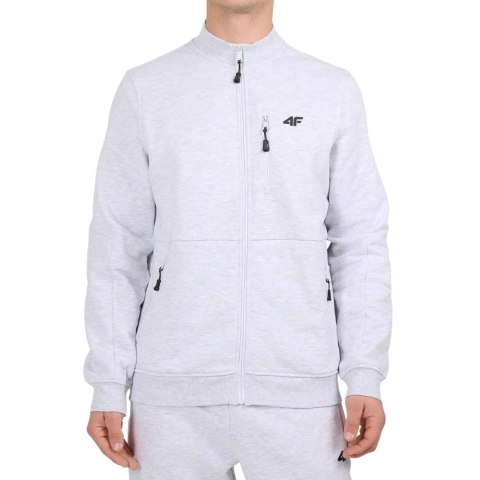Bluza męska 4F M2547 chłodny jasny szary melanż 4FWMM00TSWSM2547 27M