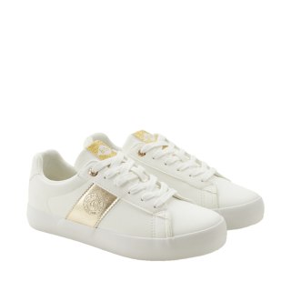 Buty damskie Lee Cooper biało-złote LCW-26-31-4365LA