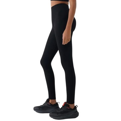 Legginsy damskie 4F FNK F420 głęboka czerń 4FWSS26TFTIF420 20S