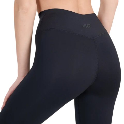 Legginsy damskie 4F FNK F458 głęboka czerń 4FWSS26TFTIF458 20S