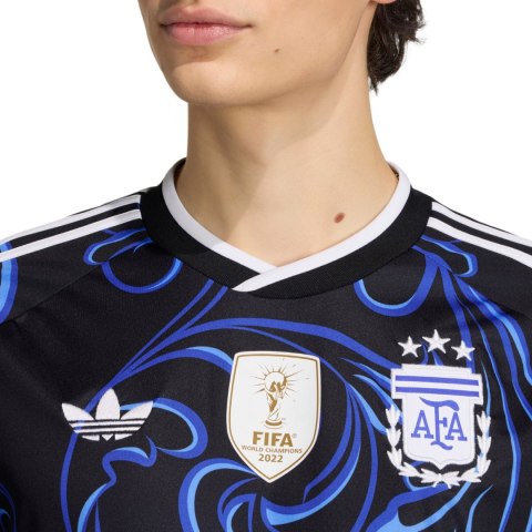Koszulka męska adidas Argentyna 26 Away Jersey czarno-niebieska JM8395