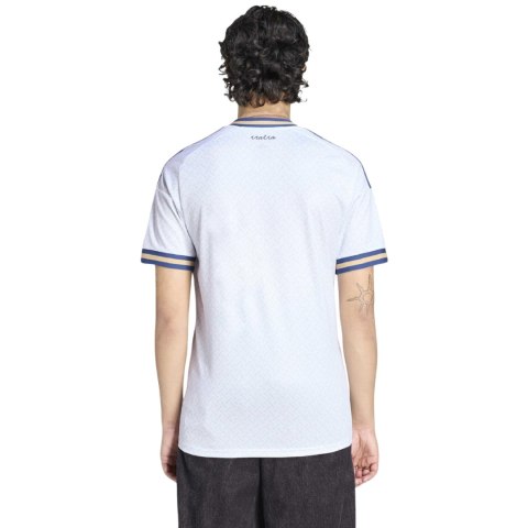 Koszulka męska adidas Italy 26 Away Jersey biało-niebieska KC8704