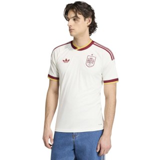 Koszulka męska adidas Spain 26 Away Jersey kremowa JN4397
