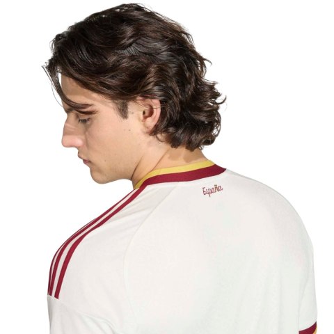 Koszulka męska adidas Spain 26 Away Jersey kremowa JN4397