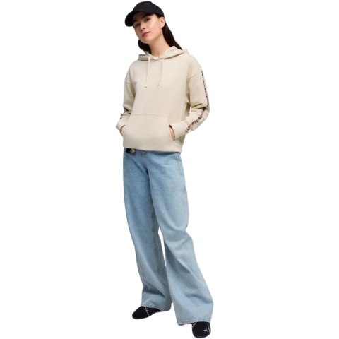 Bluza damska Puma ESS Graphic Animal Comfort Hoodie beżowa 691822 87