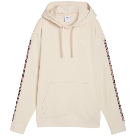 Bluza damska Puma ESS Graphic Animal Comfort Hoodie beżowa 691822 87