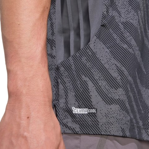 Koszulka męska adidas Cool Intensity Worout szara KQ7535