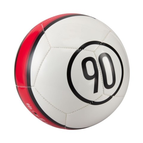 Piłka nożna Nike Skills T90 mini biało-czerwona IH7533 100