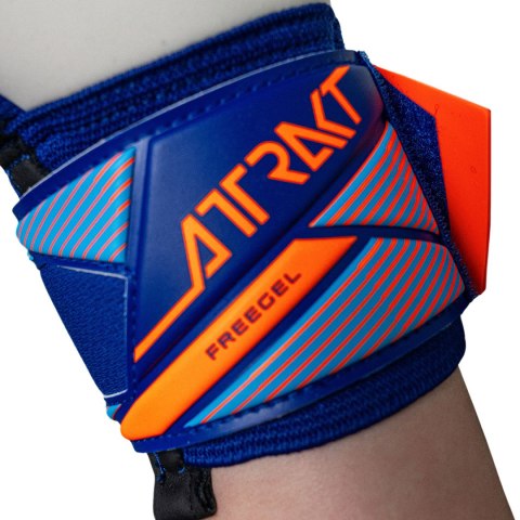 Rękawice bramkarskie Reusch Attrakt Freegel Advance niebiesko-pomarańczowe 5670235 4129