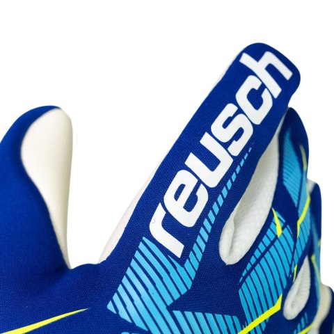 Rękawice bramkarskie Reusch Fastgrip Advance Junior niebieskie 5672200 4994