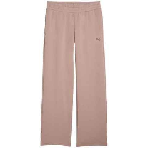 Spodnie damskie Puma ESS Elevated Straight Leg pastelowy róż 691817 88