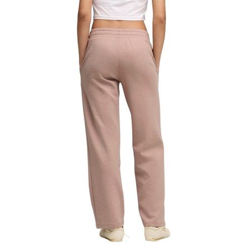 Spodnie damskie Puma ESS Elevated Straight Leg pastelowy róż 691817 88