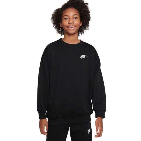 Bluza dla dzieci Nike Sportswear Club Fleece czarna FD2923 010