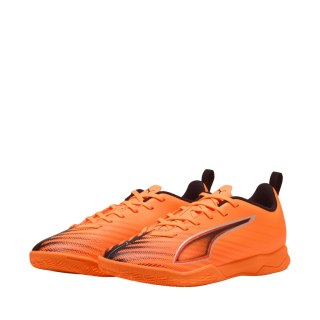 Buty piłkarskie dla dzieci Puma Ultra 6 Play IT Heat Fire pomarańczowe 108538 03