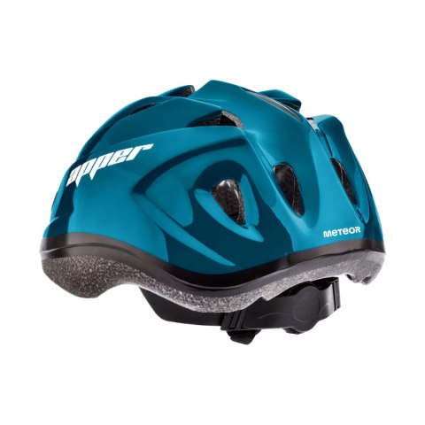 Kask rowerowy Meteor KS07 Apper rozm. M 52-56 cm ciemnoniebieski 24897