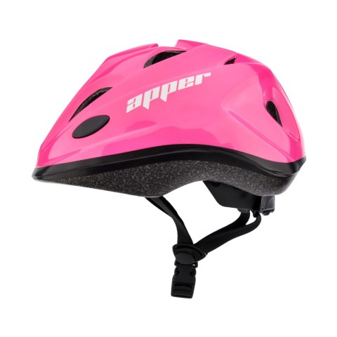Kask rowerowy Meteor KS07 Apper rozm. M 52-56 cm różowy 24899