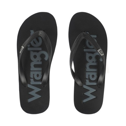 Klapki męskie Wrangler Cole Flipflop czarne 20261060 25Y