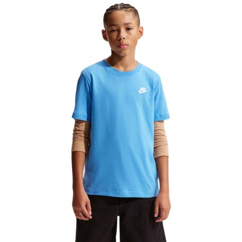 Koszulka dla dzieci Nike Sportswear jasnoniebieska FZ5177 412