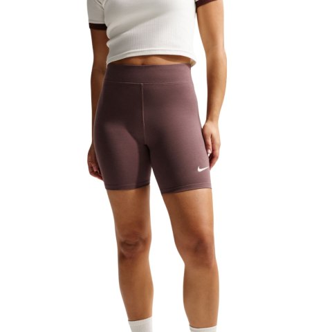 Spodenki damskie Nike Sportswear Classics brązowe DV7797 502