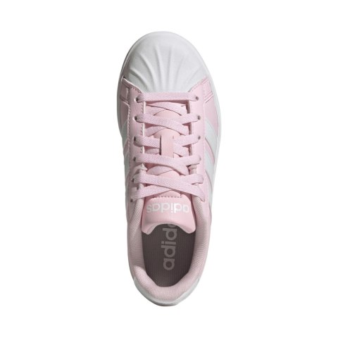 Buty dla dzieci adidas Streettalk różowo-białe JQ8609