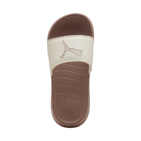 Klapki damskie Puma Popcat 20 brązowo-kremowe 404855 02