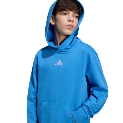 Bluza dla dzieci adidas Essentials Hoodie niebieska KD3382