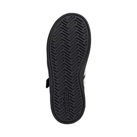 Buty dla dzieci adidas Grand Court 3.0 czarno-białe KJ4369