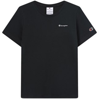 Koszulka damska Champion Short Sleeve T-shirt czarna 118408 KK001