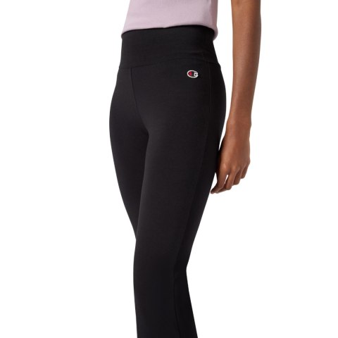 Legginsy damskie Champion Flare Legging czarne 117559 KK001