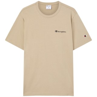 Koszulka męska Champion SS Tee beżowa 221798 MS041
