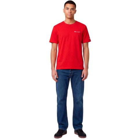Koszulka męska Champion SS Tee czerwona 221798 RS067