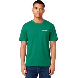 Koszulka męska Champion SS Tee zielona 221798 GS108