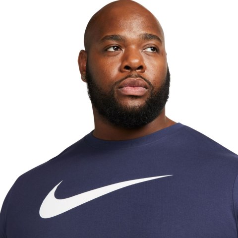 Koszulka męska Nike Nsw Tee Icon Swoosh granatowa DC5094 410