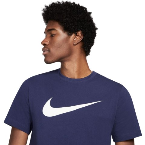 Koszulka męska Nike Nsw Tee Icon Swoosh granatowa DC5094 410