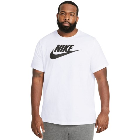 Koszulka męska Nike Tee Icon Futura biała AR5004 101