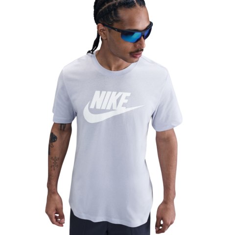 Koszulka męska Nike Tee Icon Futura jasnoszara AR5004 057