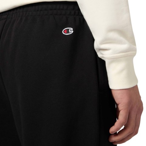 Spodnie męskie Champion Straight Hem Pants czarne 222179 KK001