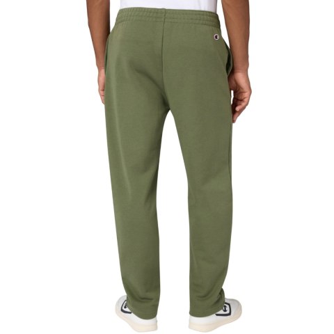 Spodnie męskie Champion Straight Hem Pants zielone 222179 GS156