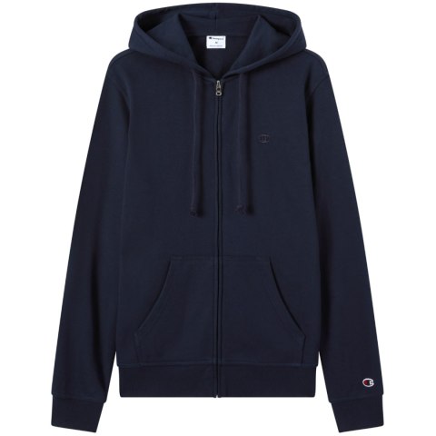 Bluza męska Champion Full Zip Hoodie Sweatshirt granatowa 220786 BS501