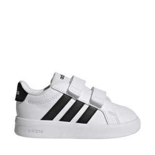 Buty dla dzieci adidas Grand Court 3.0 Infants białe HP3534