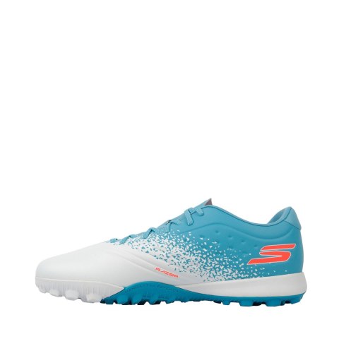 Buty piłkarskie Skechers Razor 1.5 Academy TF niebiesko-białe 252016 WTQP