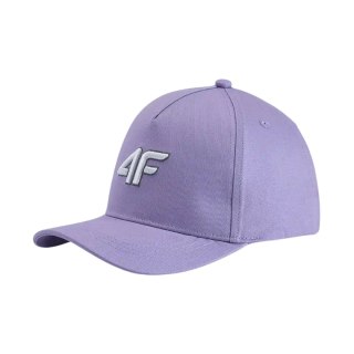 Czapka z daszkiem dla dzieci 4F U547 fioletowa 4FJWSS26ACABU547 51S
