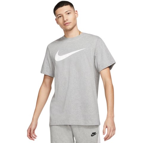 Koszulka męska Nike Sportswear Swoosh Tee Icon szara DC5094 063