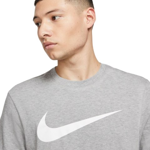 Koszulka męska Nike Sportswear Swoosh Tee Icon szara DC5094 063