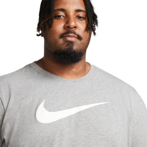 Koszulka męska Nike Sportswear Swoosh Tee Icon szara DC5094 063