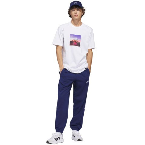 Koszulka męska adidas Summer Heat Graphic biała JZ7545