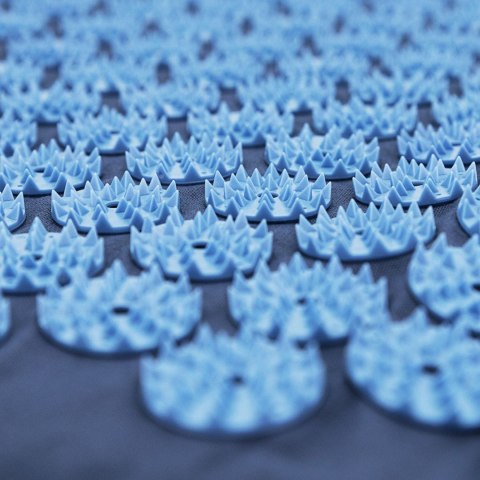 Mata do akupresury i masażu z poduszką Spokey Akumat niebieska 943394