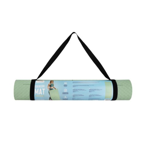 Mata do ćwiczeń Spokey Mandala zielona 941534