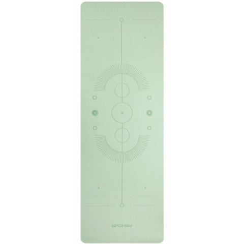 Mata do ćwiczeń Spokey Mandala zielona 941534