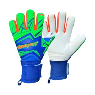 Rękawice bramkarskie 4Keepers Force V5.25 Twist HNC niebiesko-zielone